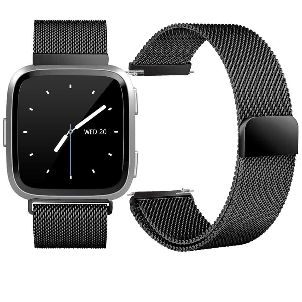 For Fitbit Versa/Versa 2/Versa Lite Wristband Adjustable Milanese Stainless Steel Magnetic Watch Band Kit For Fitbit Versa/Versa 2/Versa Lite Wristband Adjustable Milanese Stainless Steel Magnetic Watch Band Kit